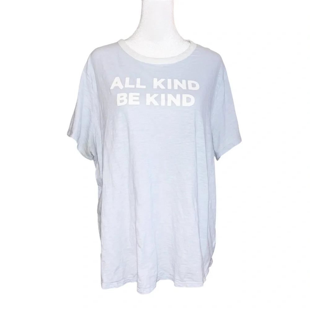 Old Navy Baby blue “All Kind be Kind” Tee